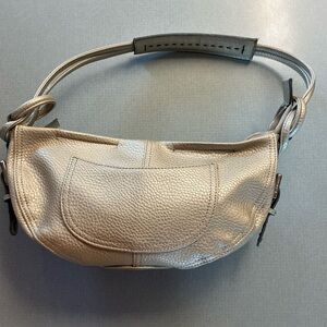 Elegant silver tone Shoulder Bag early 2000s